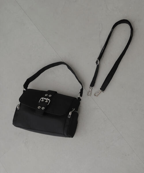 FREE'S MART(フリーズマート)の「◆ハトメベルトバッグ(ショルダーバッグ・レディース・ブラック/カーキ・フリ-)」の20枚目の写真