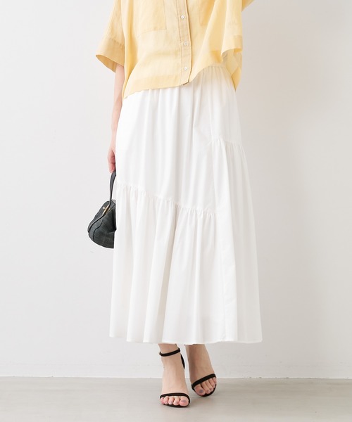 MICA&DEAL（マイカ＆ディール）の「アシンメトリーギャザースカート