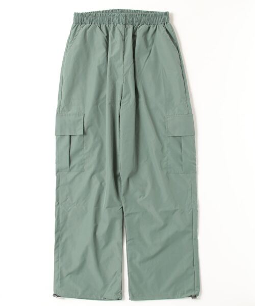 ムラサキスポーツ（ムラサキスポーツ）の「【ムラサキスポーツ限定】KOREA/コリア ナイロンカーゴパンツ ワイドルーズシルエット 韓国ストリート NZ5FKEEPER（カーゴパンツ・レディース・ブラック/カーキ/ピンク・FREE）」の6枚目の写真