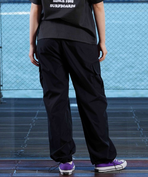 ムラサキスポーツ（ムラサキスポーツ）の「【ムラサキスポーツ限定】KOREA/コリア ナイロンカーゴパンツ ワイドルーズシルエット 韓国ストリート NZ5FKEEPER（カーゴパンツ・レディース・ブラック/カーキ/ピンク・FREE）」の10枚目の写真