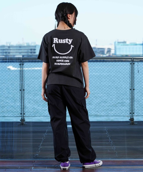 ムラサキスポーツ（ムラサキスポーツ）の「【ムラサキスポーツ限定】KOREA/コリア ナイロンカーゴパンツ ワイドルーズシルエット 韓国ストリート NZ5FKEEPER（カーゴパンツ・レディース・ブラック/カーキ/ピンク・FREE）」の12枚目の写真