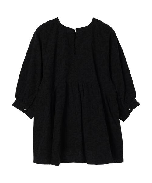 AMERICAN HOLIC(アメリカンホリック)の「ジャガード袖ボリュームチュニック(チュニック・レディース・ブラック・M/L)」の6枚目の写真