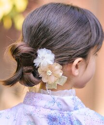 apres les cours | お花モチーフヘアクリップ_アプレのはんなり浴衣&甚平(ヘアピン)