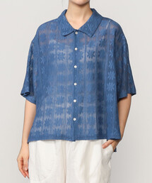 24SS BSHOP取り扱い　INDIA INDUSTRY レースシャツ 24SS BSHOP取り扱い INDIA INDUSTRY レースシャツ メンズ