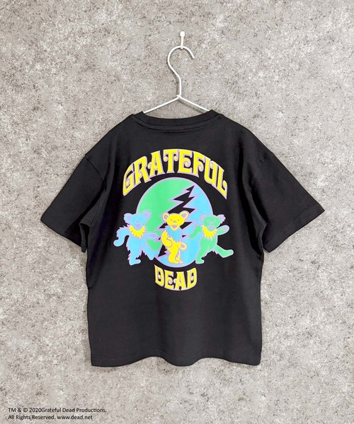 Grateful Dead（グレイトフルデッド）の「GRATEFUL DEAD　グレイトフルデッド　オーバーサイズ　半袖Tシャツ（Tシャツ/カットソー・キッズ・ブラック/ホワイト系/ベージュ/チャコール/ダークグリーン/オフホワイト/パープル/ネイビー/杢グレー/グレー系/ホワイト系1/ホワイト系2/ベージュ系/ダークグリーン系/ブラック系/オレンジ・160cm/150cm/140cm/130cm/120cm/110cm）」の22枚目の写真