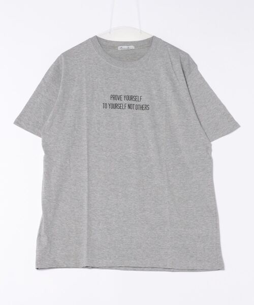STYLEBLOCK(スタイルブロック)の「(MT097)半袖プリントTシャツ(PROVE)(Tシャツ/カットソー・メンズ・ベージュ/杢グレー/ブルー・LL/M/L)」の5枚目の写真
