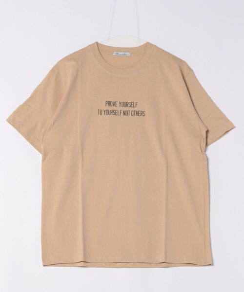 STYLEBLOCK(スタイルブロック)の「(MT097)半袖プリントTシャツ(PROVE)(Tシャツ/カットソー・メンズ・ベージュ/杢グレー/ブルー・LL/M/L)」の6枚目の写真
