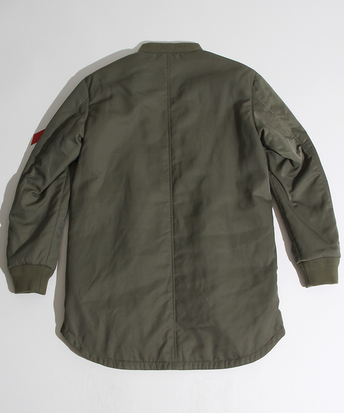 WEGO（ウィゴー）の「WEGO/パデッドロングMA-1（ミリタリージャケット・メンズ・ブラック/カーキ・MEDIUM/LARGE）」の3枚目の写真