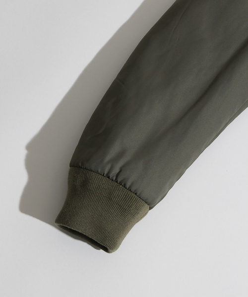 WEGO（ウィゴー）の「WEGO/パデッドロングMA-1（ミリタリージャケット・メンズ・ブラック/カーキ・MEDIUM/LARGE）」の5枚目の写真