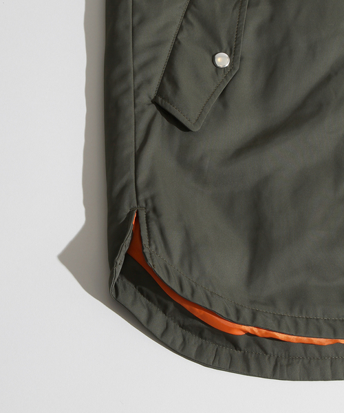 WEGO（ウィゴー）の「WEGO/パデッドロングMA-1（ミリタリージャケット・メンズ・ブラック/カーキ・MEDIUM/LARGE）」の6枚目の写真