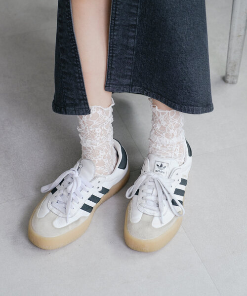 Kastane（カスタネ）の「レースソックス（ソックス/靴下・レディース・ホワイト/ブラック・FREE）」の6枚目の写真