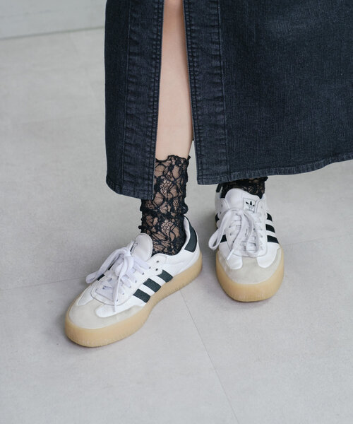 Kastane（カスタネ）の「レースソックス（ソックス/靴下・レディース・ホワイト/ブラック・FREE）」の10枚目の写真