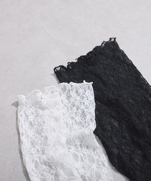 Kastane（カスタネ）の「レースソックス（ソックス/靴下・レディース・ホワイト/ブラック・FREE）」の4枚目の写真