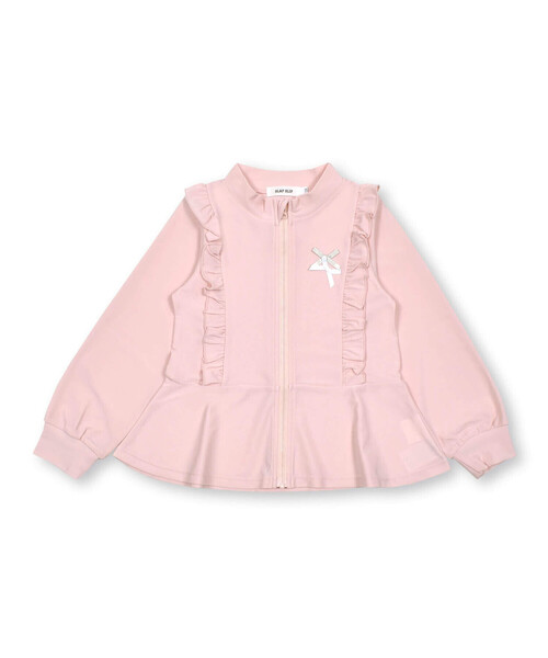 SLAP SLIP（スラップスリップ）の「ジップ付き胸リボンフリルラッシュガード(90~140cm)（ラッシュガード・キッズ・ホワイト/ピンク・100cm/120cm/130cm/140cm/90cm/110cm）」の18枚目の写真