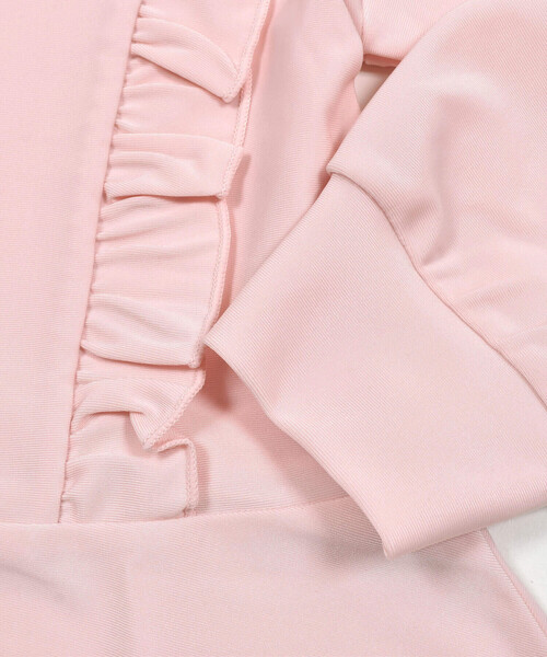 SLAP SLIP（スラップスリップ）の「ジップ付き胸リボンフリルラッシュガード(90~140cm)（ラッシュガード・キッズ・ホワイト/ピンク・100cm/120cm/130cm/140cm/90cm/110cm）」の13枚目の写真