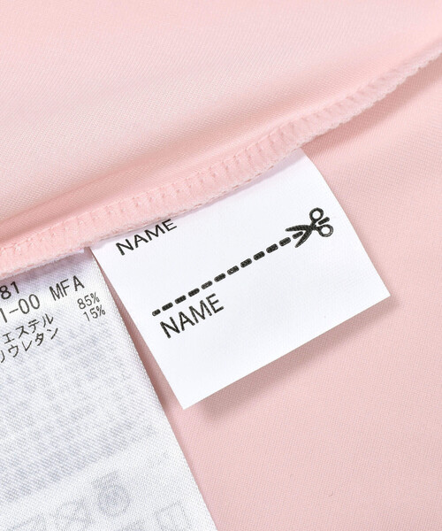 SLAP SLIP（スラップスリップ）の「ジップ付き胸リボンフリルラッシュガード(90~140cm)（ラッシュガード・キッズ・ホワイト/ピンク・100cm/120cm/130cm/140cm/90cm/110cm）」の11枚目の写真