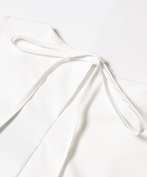 coca（coca）（コカ）の「ホイップフリルAラインブラウス（シャツ/ブラウス・レディース・ホワイト/ブラック/ドット・M/L/S）」の20枚目の写真