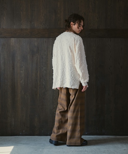 CASPER JOHN（キャスパージョン）の「Damage long T-shirts/ダメージロンT（Tシャツ/カットソー・メンズ・ホワイト/ブラック/グレー・LARGE/MEDIUM/SMALL/X-SMALL）」の10枚目の写真