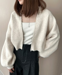 Yo Kinoshita x Olu. 長袖ニットカーディガン Olu.（オルドット） カーディガン 「Yo Kinoshita × Olu