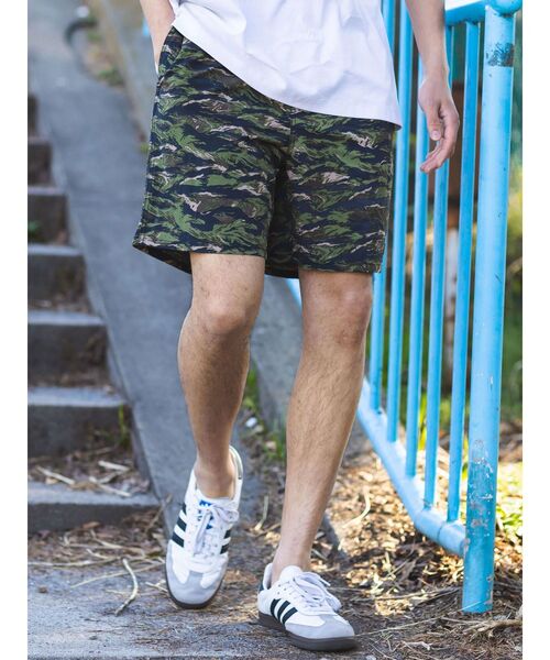 CRAFT STANDARD BOUTIQUE(クラフトスタンダードブティック)の「【ユニセックス】バギーショーツ(その他パンツ・レディース・ダークベージュ/カモフラージュ/レッド/レオパード/ブラック/ブルー・S/M/L/XL)」の14枚目の写真