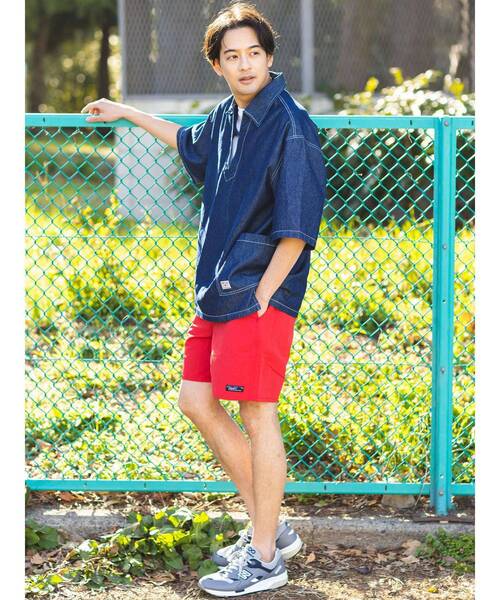 CRAFT STANDARD BOUTIQUE(クラフトスタンダードブティック)の「【ユニセックス】バギーショーツ(その他パンツ・レディース・ダークベージュ/カモフラージュ/レッド/レオパード/ブラック/ブルー・S/M/L/XL)」の22枚目の写真