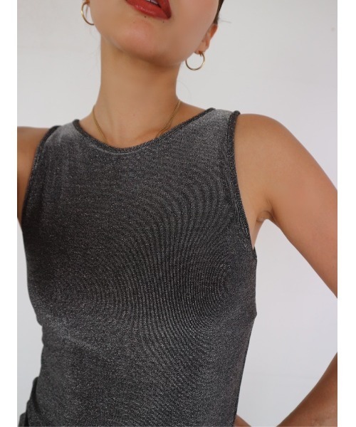 セール】Glitter American Sleeve Tank Top（タンクトップ