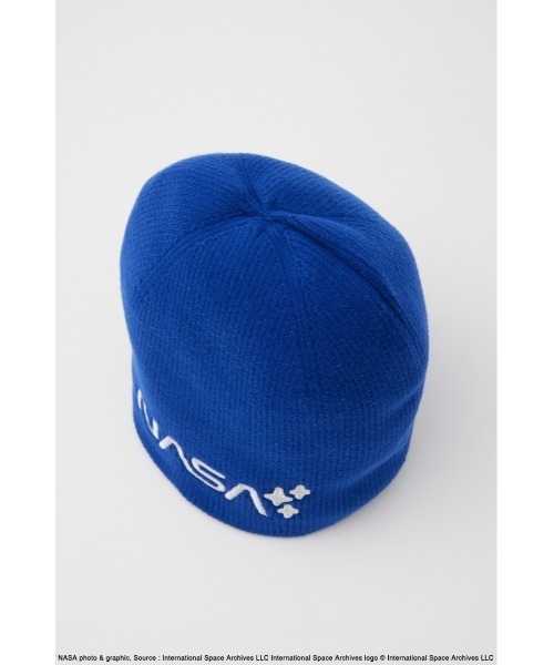 SLY(スライ)の「NASA 3D EMBROIDERY BEANIE ナサ スリーディー エンブロイダリー ビーニー(ニットキャップ/ビーニー・レディース・ブラック/グレー/ブルー・FREE)」の9枚目の写真