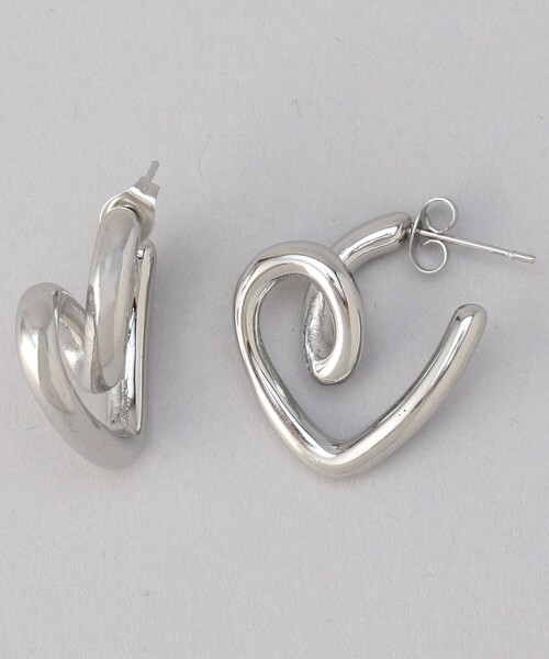 FREAK'S STORE（フリークスストア）の「esne/エスネ ニュアンスハートピアス（ピアス（両耳用）・レディース・ゴールド/シルバー・ONE SIZE）」の14枚目の写真