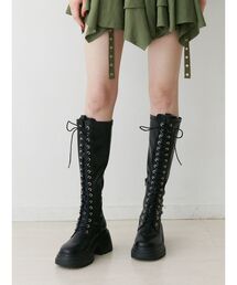 jouetie | レースアップロングブーツ(ブーツ)