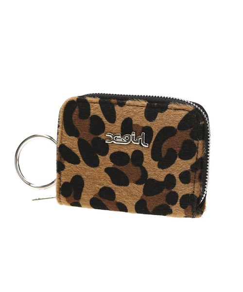 X-girl（エックスガール）の「ANIMAL PRINTED COIN & CARD CASE（コインケース・レディース・ホワイト/ベージュ・ONE SIZE）」の7枚目の写真