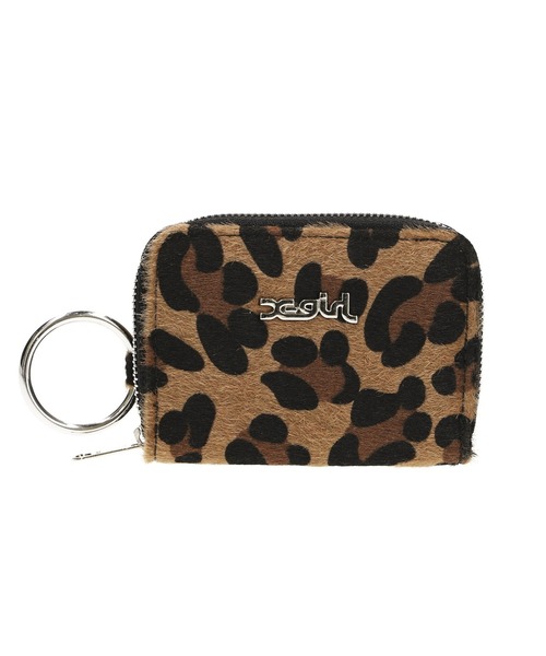 X-girl（エックスガール）の「ANIMAL PRINTED COIN & CARD CASE（コインケース・レディース・ホワイト/ベージュ・ONE SIZE）」の8枚目の写真
