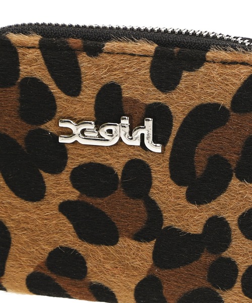 X-girl（エックスガール）の「ANIMAL PRINTED COIN & CARD CASE（コインケース・レディース・ホワイト/ベージュ・ONE SIZE）」の11枚目の写真