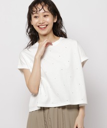 niko and... | スタッズフレンチショートTシャツ(Tシャツ/カットソー)