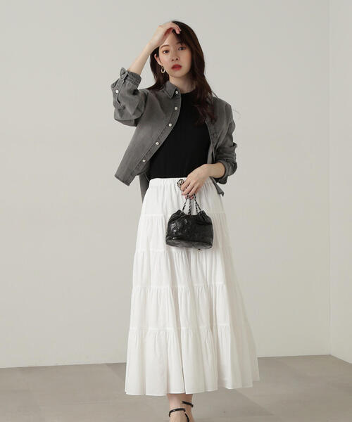 PROPORTION BODY DRESSING(プロポーションボディドレッシング)の「アイレットノースリーブニット / 1214270702(ニット/セーター・レディース・ブラック/イエロー/ブラウン/ホワイト系その他・FREE)」の17枚目の写真