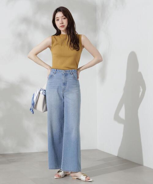 PROPORTION BODY DRESSING(プロポーションボディドレッシング)の「アイレットノースリーブニット / 1214270702(ニット/セーター・レディース・ブラック/イエロー/ブラウン/ホワイト系その他・FREE)」の12枚目の写真