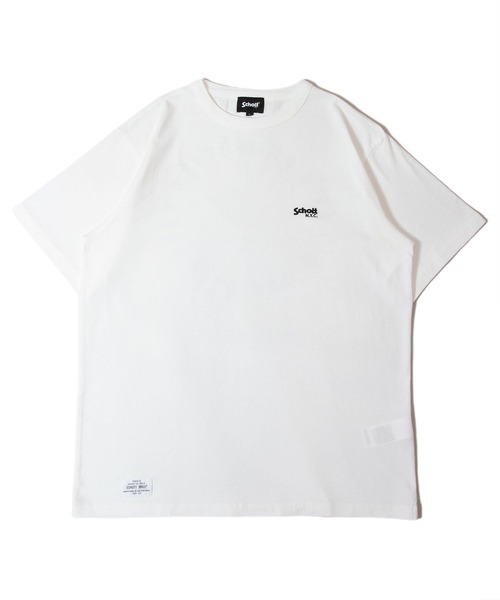 schott（ショット）の「SCHOTT-T-SHIRT MESSAGE WHEEL（Tシャツ/カットソー・メンズ・ホワイト/ブラック・M/L/XL）」の3枚目の写真