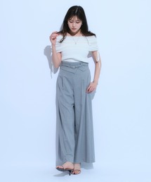 マイストラーダ　オリーブ色 ワイドパンツ 34 85330511b_b_04_215.jpg