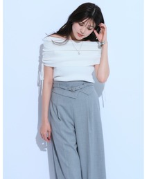 Mystrada（マイストラーダ）の「折り返しワイドパンツ（その他