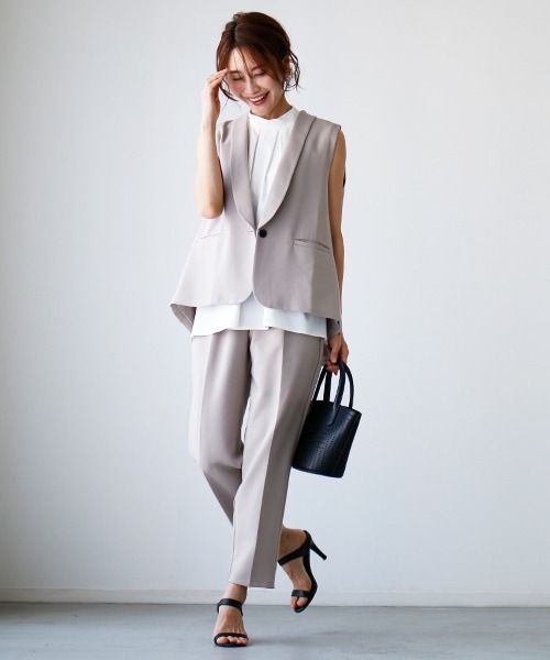 Ehre style（エーレスタイル）の「1枚で万能！ONとOFFで楽しむ！2wayリボンブラウス（シャツ/ブラウス・レディース・ブラック/ホワイト・FREE）」の6枚目の写真