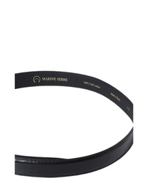 MARINE SERRE（マリーン・セル）の「RECYCLED LEATHER BUCKLE BELT