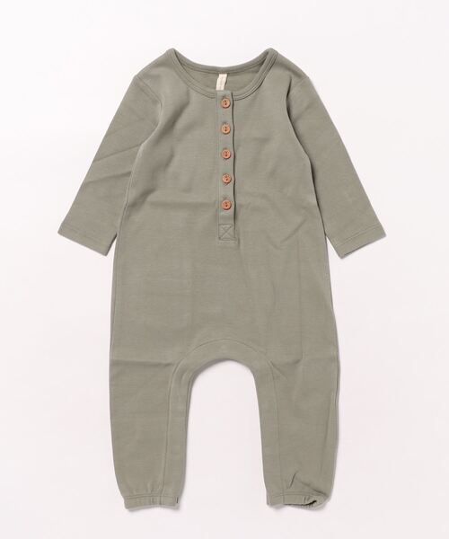 【セール】《Quincy Mae》LONGSLEEVE JUMPSUIT | BASIL（その他ベビー用品）｜Quincy Mae（クインシーメイ）