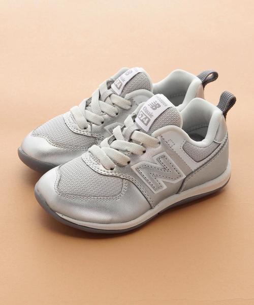 NEW BALANCE（ニューバランス）の「［ニューバランス］/KS574 14cm～21cm◆（スニーカー・キッズ・シルバー/ゴールド・17.0cm/16.0cm/19.0cm/21.0cm/15.0cm/20.0cm/18.0cm/14.0cm）」の2枚目の写真