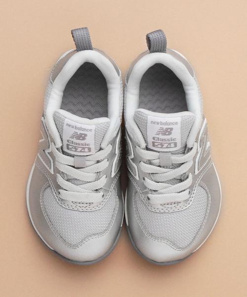 NEW BALANCE（ニューバランス）の「［ニューバランス］/KS574 14cm～21cm◆（スニーカー・キッズ・シルバー/ゴールド・17.0cm/16.0cm/19.0cm/21.0cm/15.0cm/20.0cm/18.0cm/14.0cm）」の7枚目の写真