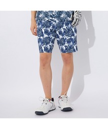 FILA GOLF フィラゴルフ ゴルフウェア ボタニカル プリント 総柄 吸汗速乾 UVカット 4WAYストレッチ ショートパンツ ハーフパンツ