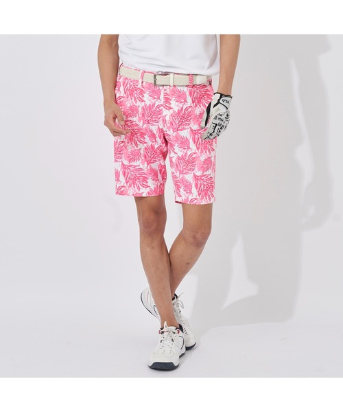 FILA GOLF フィラゴルフ 総柄 ハーフパンツ ゴルフ ウェア ロゴ 人気 FILA フィラ ゴルフウェア メンズ ショートパンツ ハーフパンツ