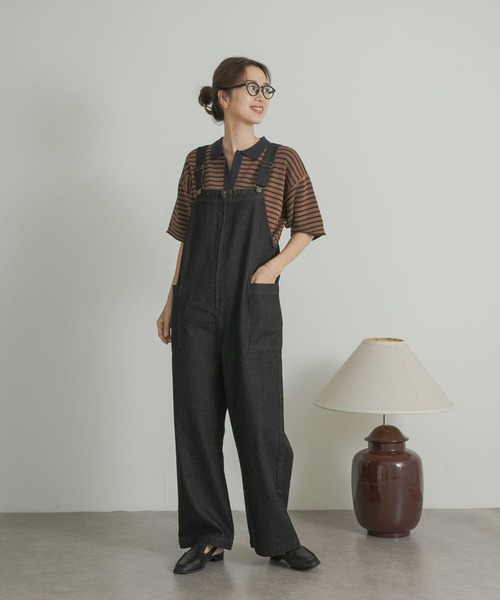 URBAN RESEARCH DOORS（アーバンリサーチドアーズ）の「ウォッシャブルボーダースキッパーニット（ニット/セーター・レディース・ブラウン系その他/ホワイト系その他・MEDIUM）」の20枚目の写真