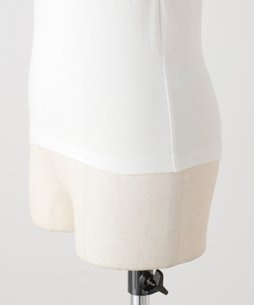 +81BRANCA ハチイチブランカ SLOBE別注 メッシュタンクSET 白 SLOBE IENA（スローブイエナ）の「+81BRANCA/ハチイチブランカ