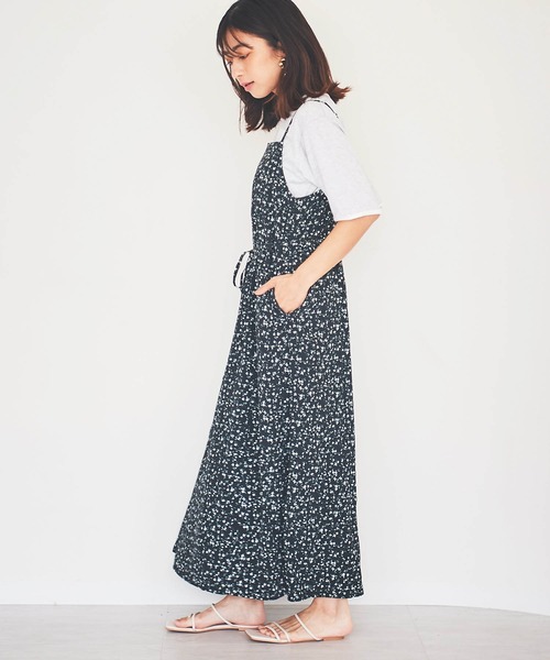 カネコイサオ小花柄キャミワンピース 150㎝前後の小柄さんサイズ】オリジナル小花柄キャミワンピース