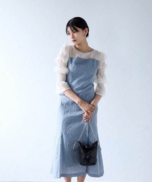 &Robu.（アンドロブ）の「メタルメッシュリングハンドルバッグ 結婚式 顔合わせ お呼ばれ（ハンドバッグ・レディース・シルバー/ブラック/ベージュ・FREE）」の18枚目の写真