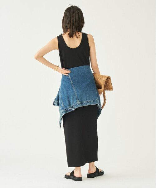 plage（プラージュ）の「《WEB限定追加》リブタンクワンピース4（ワンピース・レディース・ブラック/チャコールグレー・38/36）」の18枚目の写真